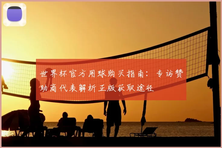 世界杯官方用球购买指南：专访赞助商代表解析正版获取途径
